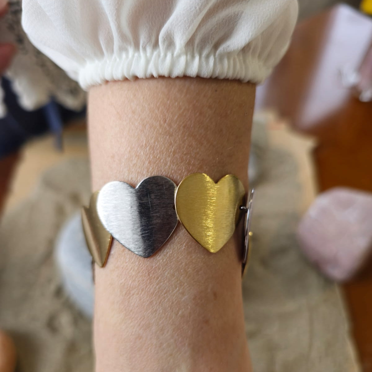 PULSERA CORAZÓN DUO