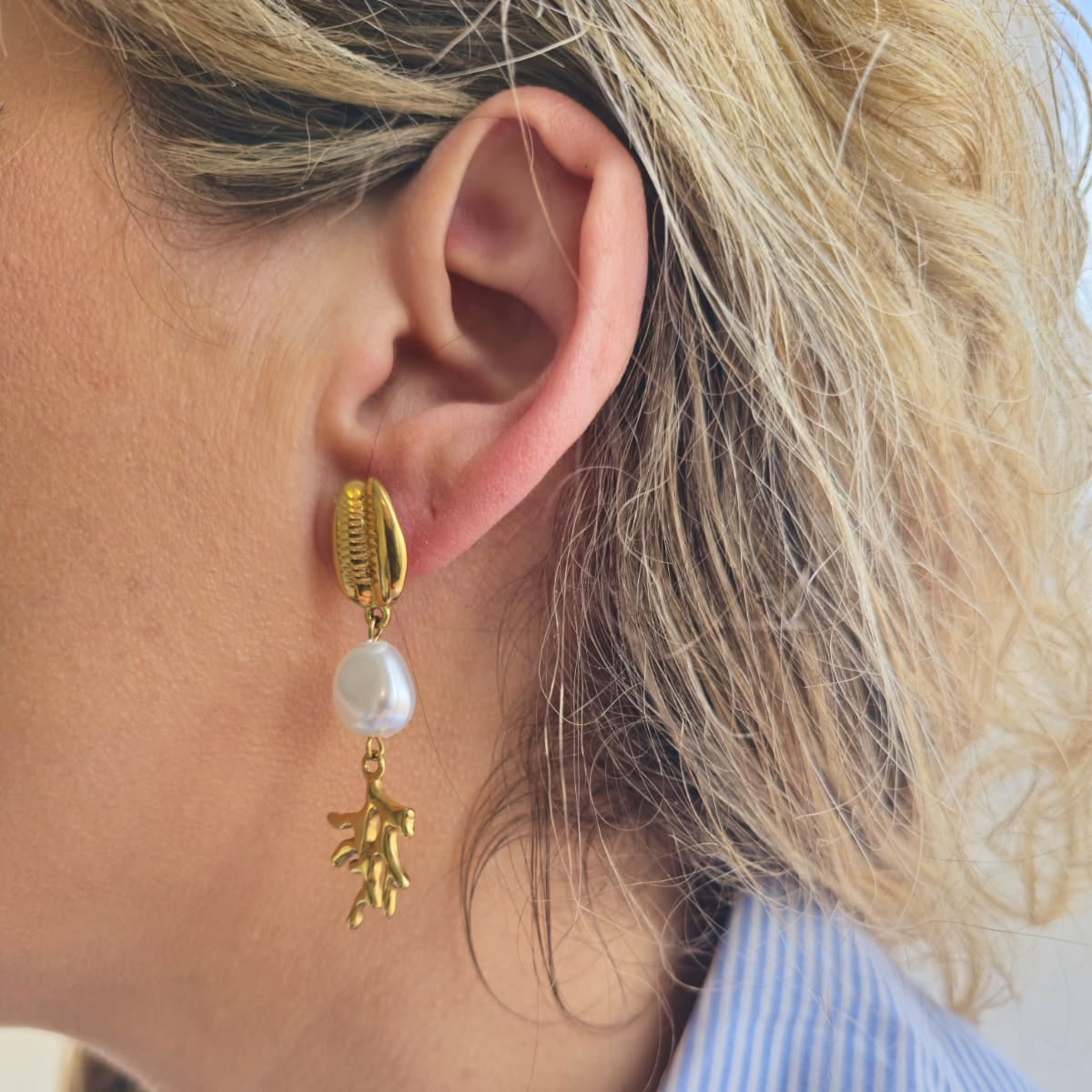 PENDIENTES CORAL