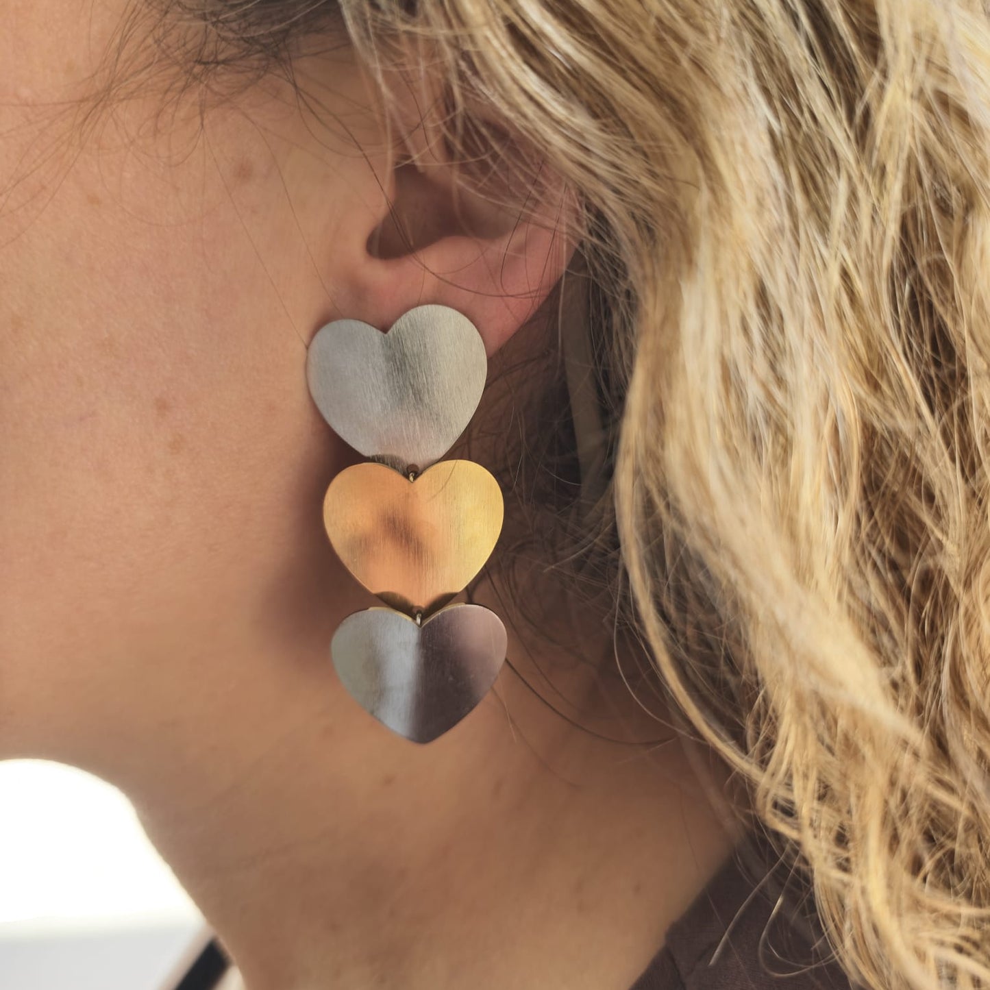 PENDIENTES CORAZON DUO
