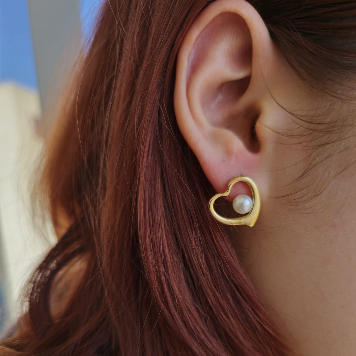 PENDIENTES AMORE DORADO