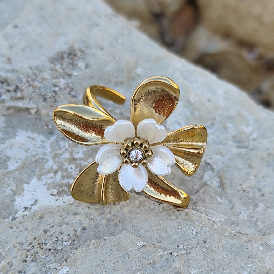 ANILLO FLOR DE NACAR
