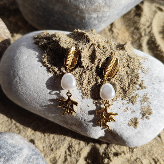 PENDIENTES CORAL