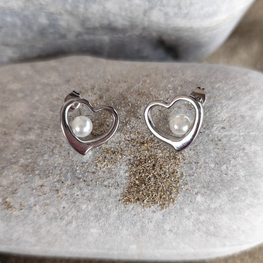 PENDIENTES AMORE PLATEADO