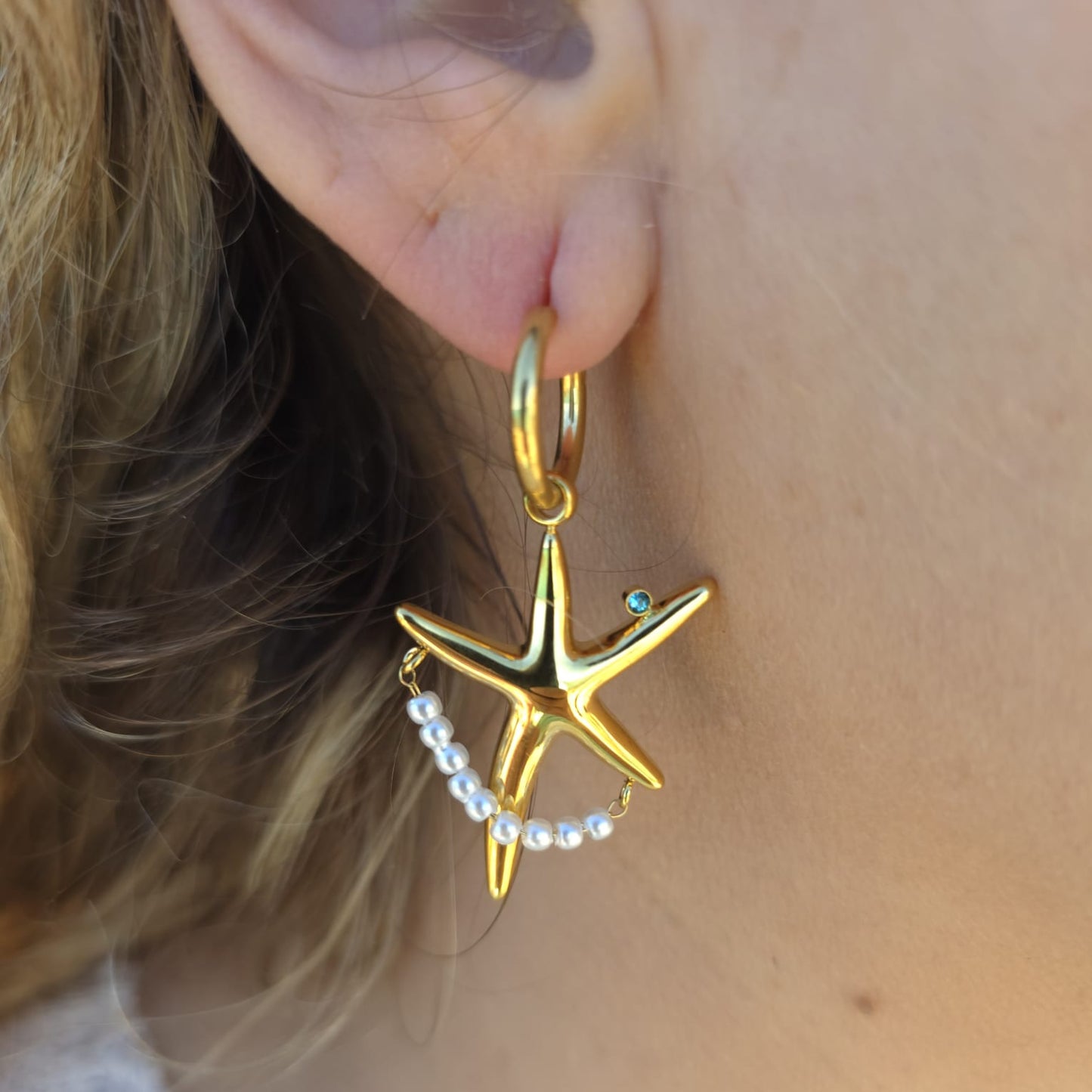 PENDIENTES ESTRELLITA DORADA