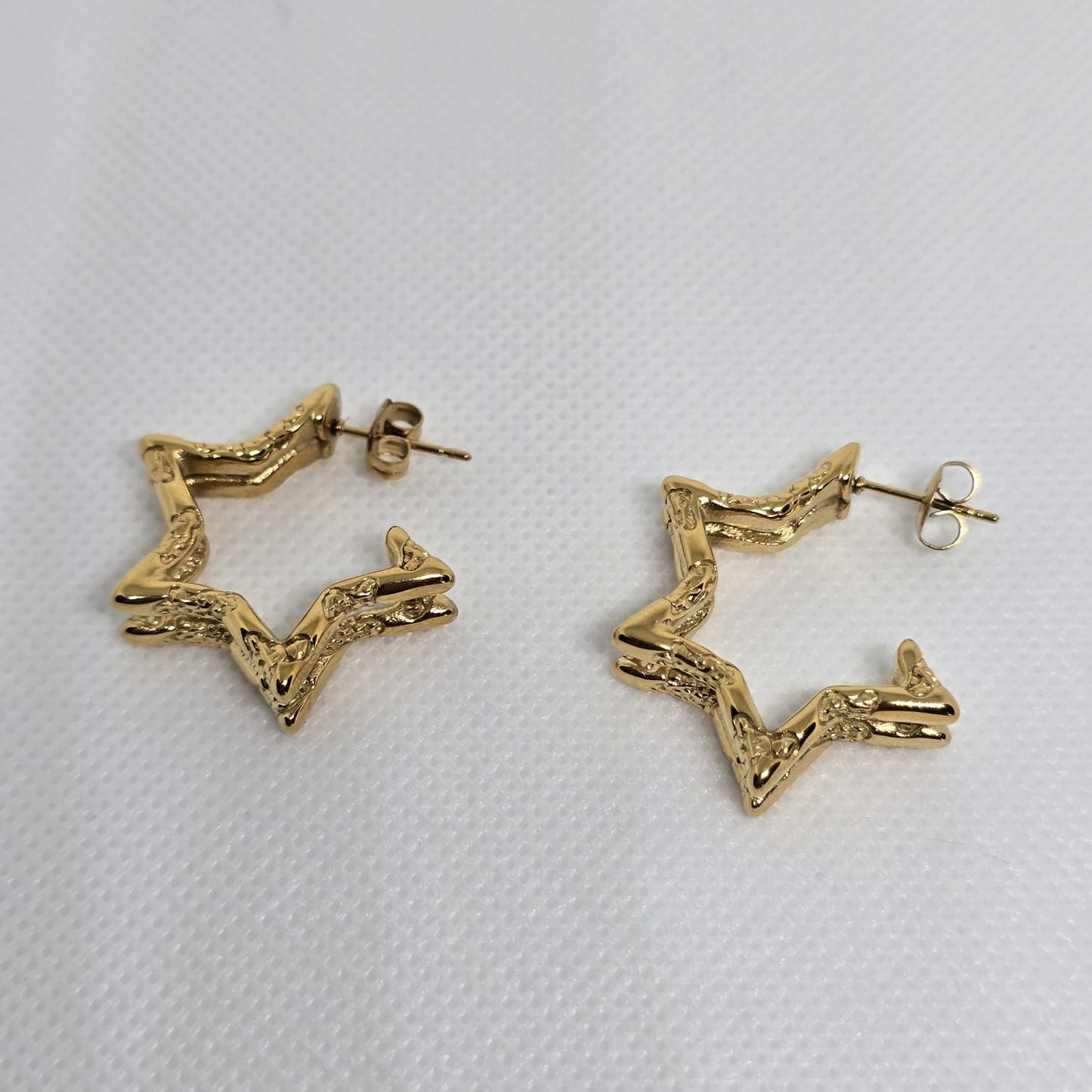 PENDIENTES STAR DORADO
