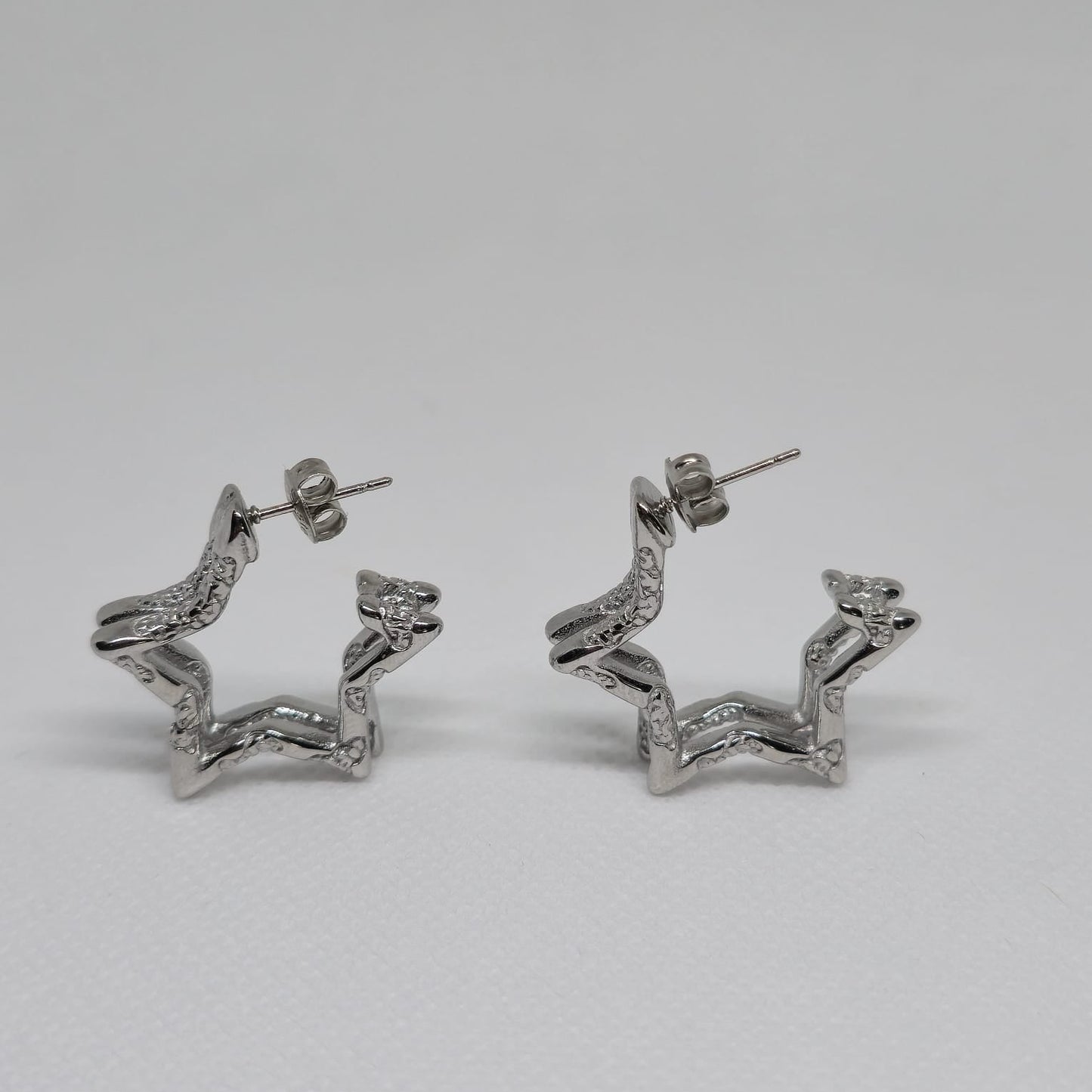 PENDIENTES STAR PLATEADO