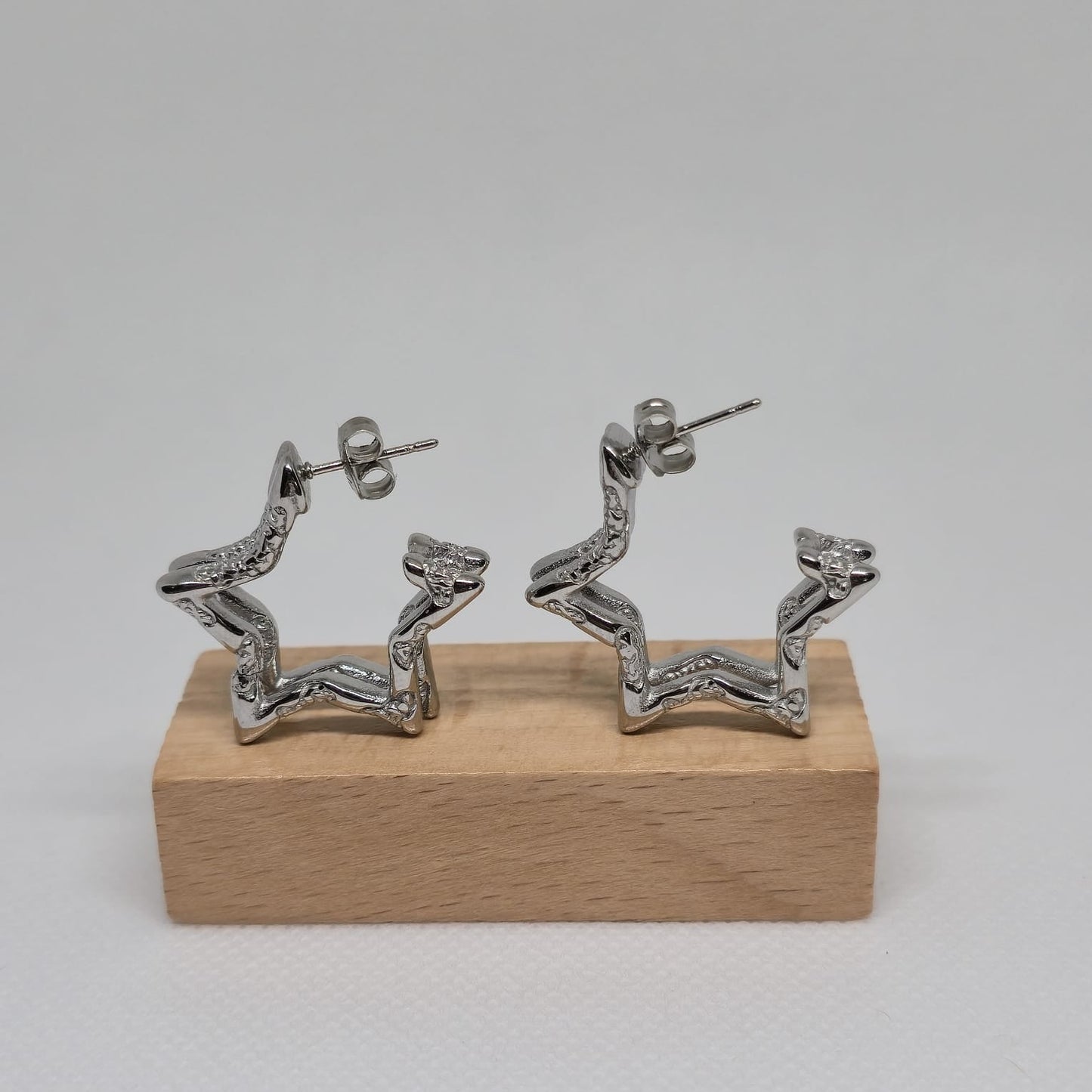 PENDIENTES STAR PLATEADO