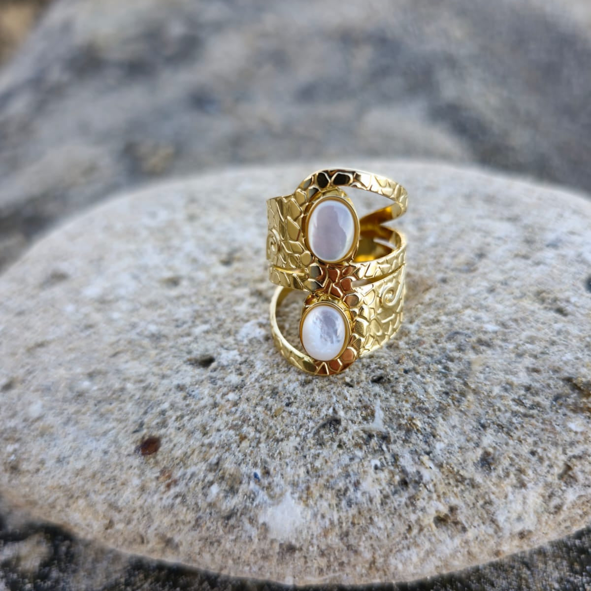 ANILLO DUO NÀCAR