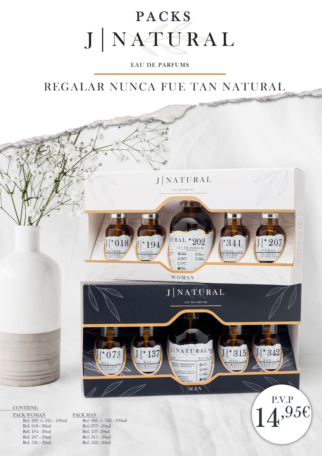 PACK PERFUME HOMBRE Y MUJER
